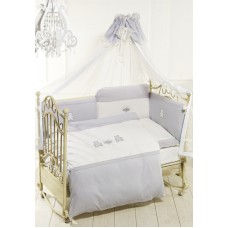 Постельный комплект Feretti Sestetto Long Orsetti Grey/White